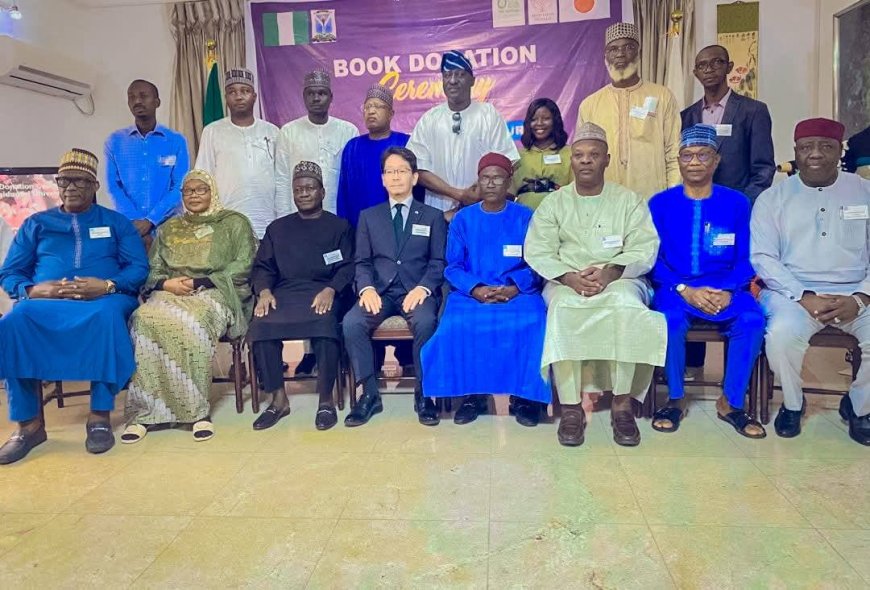 JAPANESE AMBASSADOR DONATES BOOKS TO UNIVERSITY OF MAIDUGURI