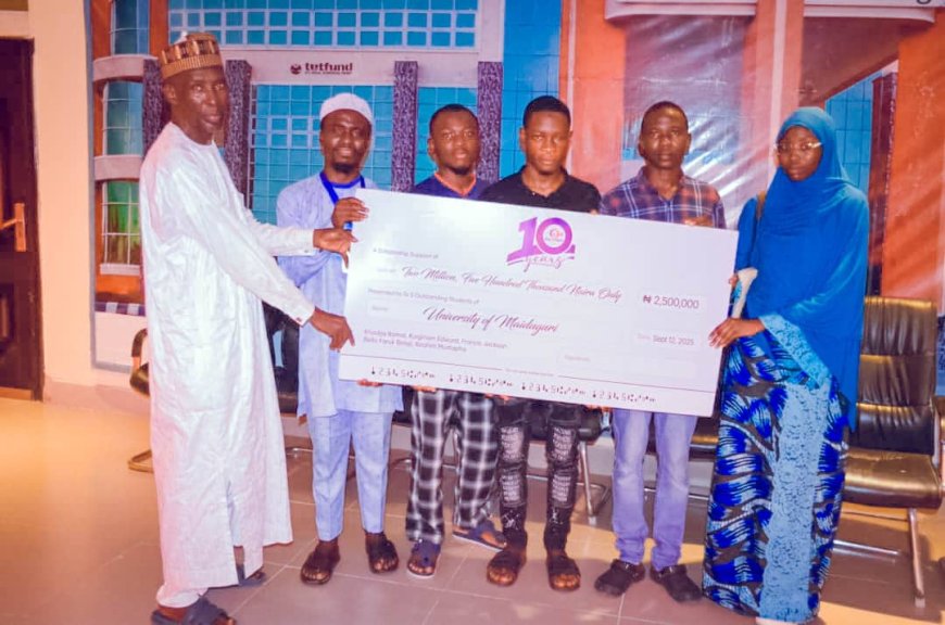 KENYON INTERNATIONAL AWARDS UNIMAID STUDENTS' EXCELLENCE IN ENGINEERING AND GEOSCIENCE
