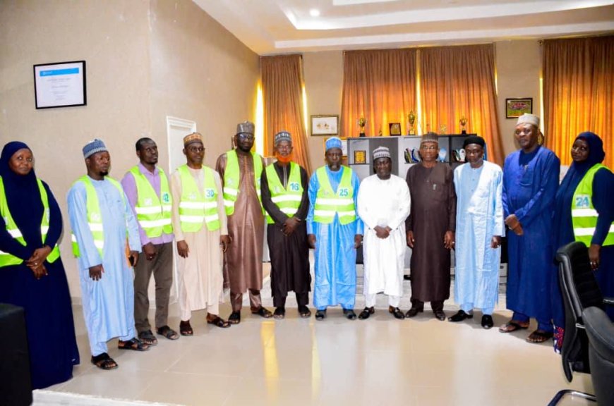 BORNO IMAN PAYS COURTESY VISIT TO UNIMAID VICE-CHANCELLOR