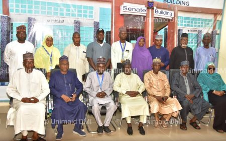 ASSOCIATION OF COMMUNITY HEALTH PRACTITIONERS, BORNO STATE CHAPTER PAYS COURTESY VISIT TO UNIMAID VC