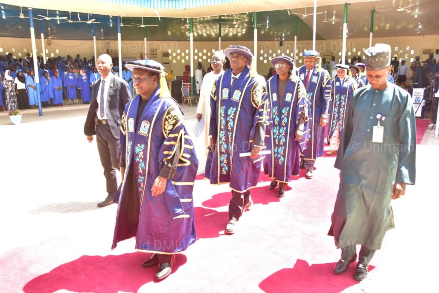 UNIMAID VC MATRICULATES 6,553, WARNS AGAINST SOCIAL VICES