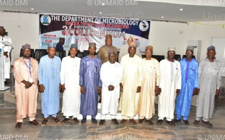 UNIMAID VC CHAMPIONS SCIENTIFIC INNOVATION AT MICROBIOLOGY COLLOQUIUM 