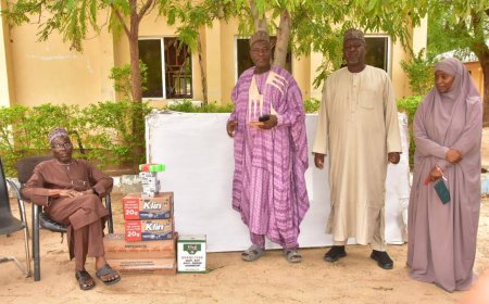 FORMER STUDENTS GIVE BACK TO ALMA MATER WITH GENEROUS DONATIONS TO UNIMAID PRIMARY SCHOOL