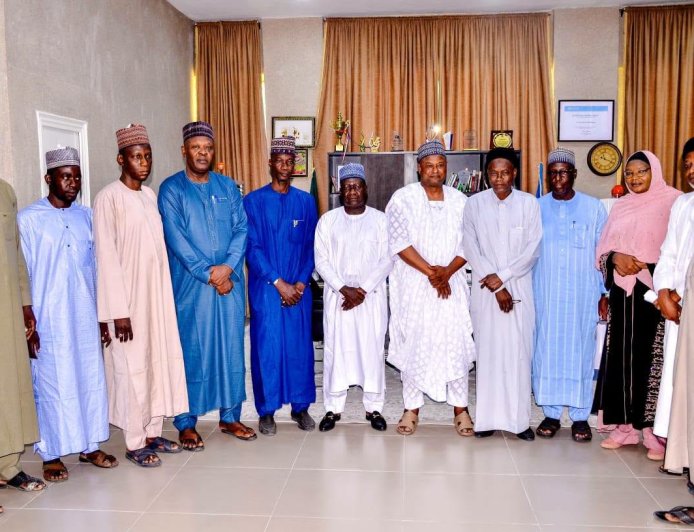NIQS DELEGATIONS PAYS COURTESY VISIT TO UNIMAID VICE-CHANCELLOR