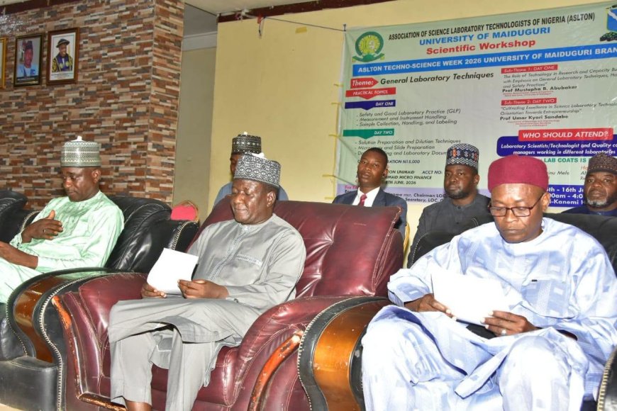 UNIMAID VC OPENS ASLTON WORKSHOP, CHARGES LABORATORY TECHNOLOGISTS ON ETHICS AND SCIENTIFIC EXCELLENCE