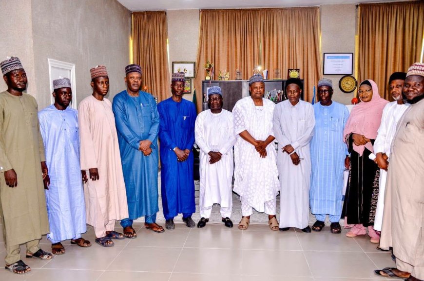 NIQS DELEGATIONS PAYS COURTESY VISIT TO UNIMAID VICE-CHANCELLOR